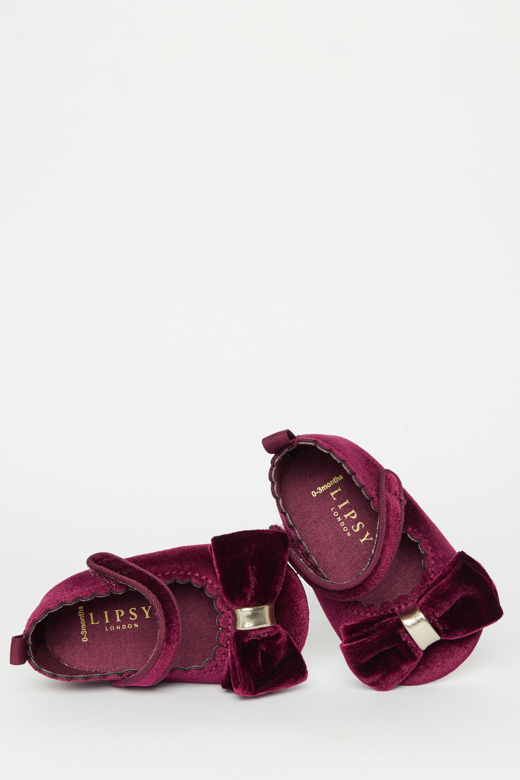 Burgundy sales baby shoes