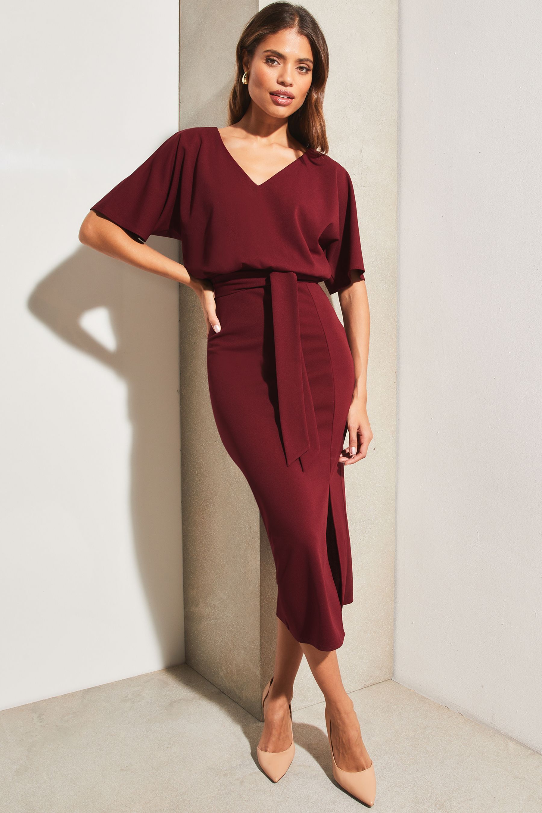 Lipsy london red sales dress