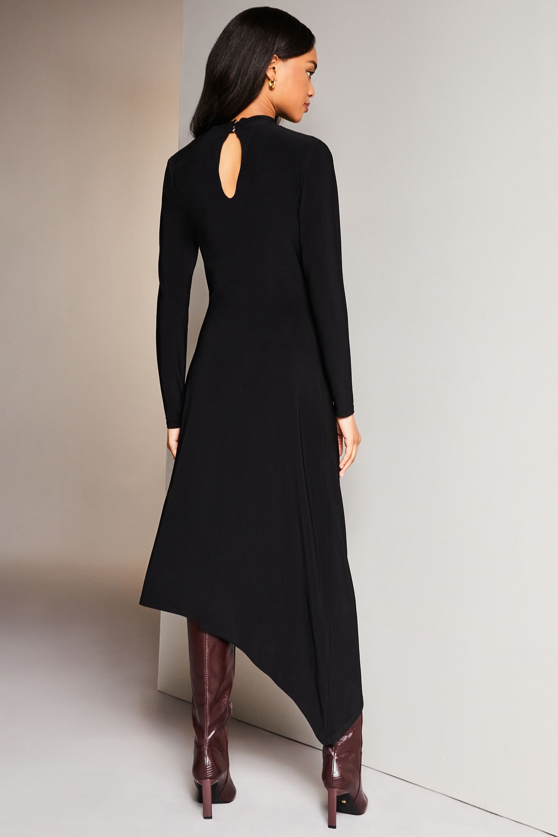 Lipsy asymmetric sales hem dress
