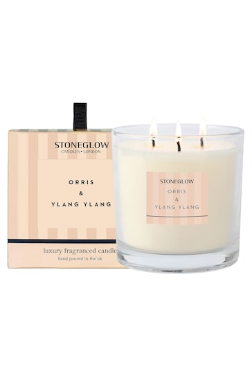 Stoneglow Modern Classics Orris and Ylang Ylang 3 Wick Candle