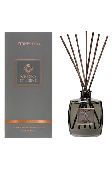 Stoneglow Clear Metallique Whisky et Chene Reed Diffuser