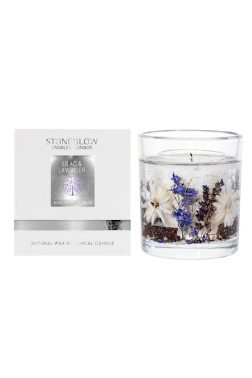 Stoneglow Natures Gift Lilac and Lavender Natural Wax Gel Candle