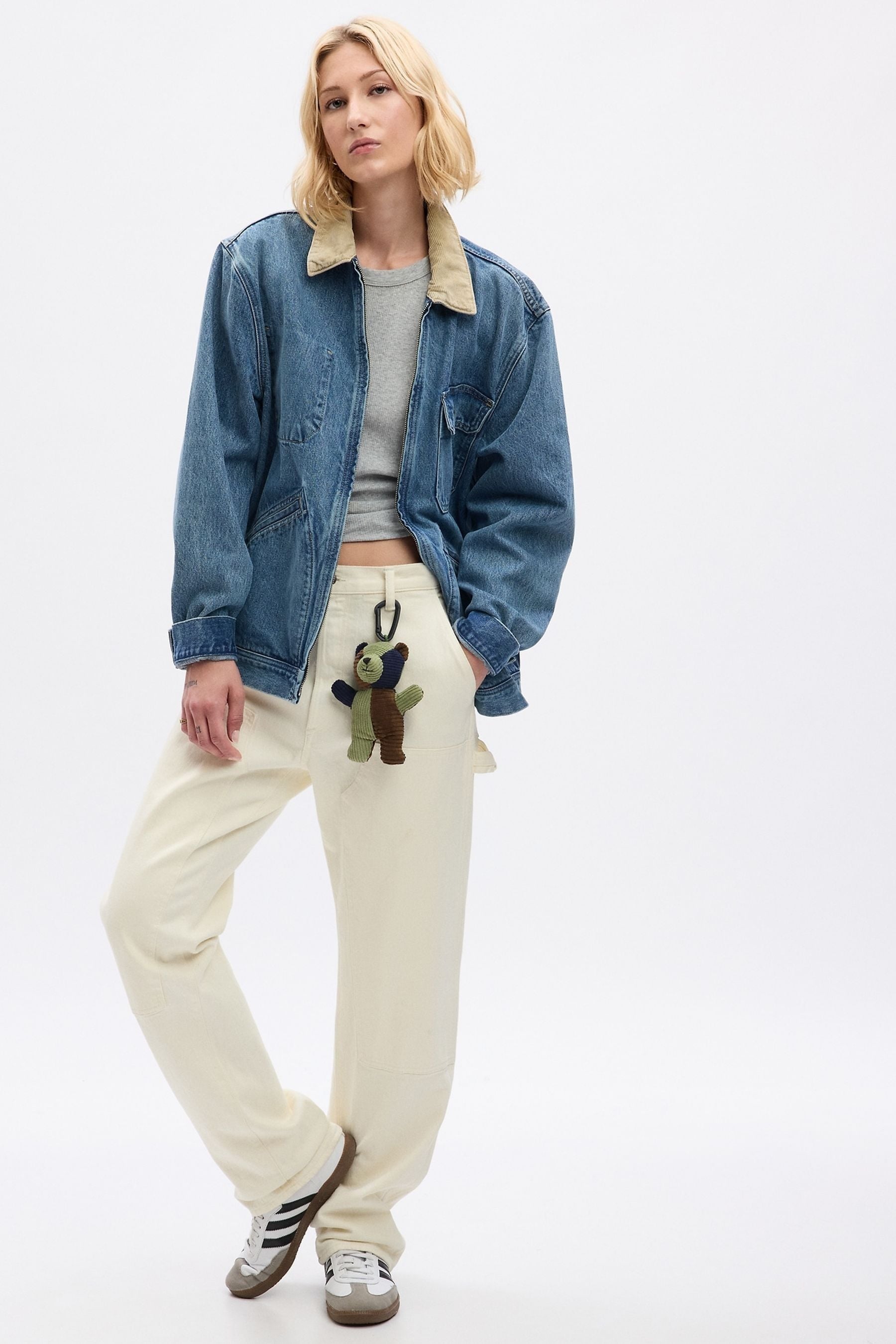 Buy Gap Blue Unisex Sean Wotherspoon Washwell Denim Chore Jacket