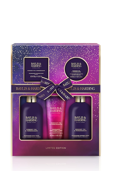Baylis & Harding Midnight Fig and Pomegranate Perfect Pamper Gift Set