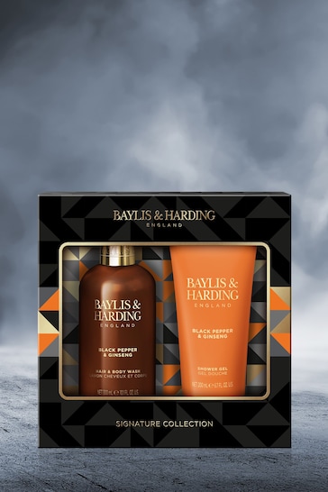 Baylis & Harding Black Pepper and Ginseng Luxury Bathing Duo Gift Set