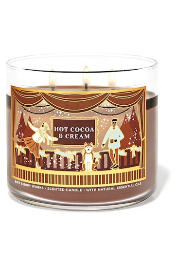 Buy Bath & Body Works Hot Cocoa and Cream 3Wick Candle 14.5 oz 411 g from the Next UK online shop
