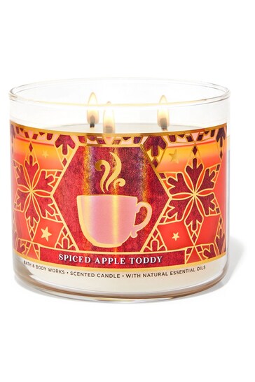 Buy Bath & Body Works Spicd Apple Toddy Christmas 3 Wick Candle 14.5 oz / 411 g from the Next UK online shop