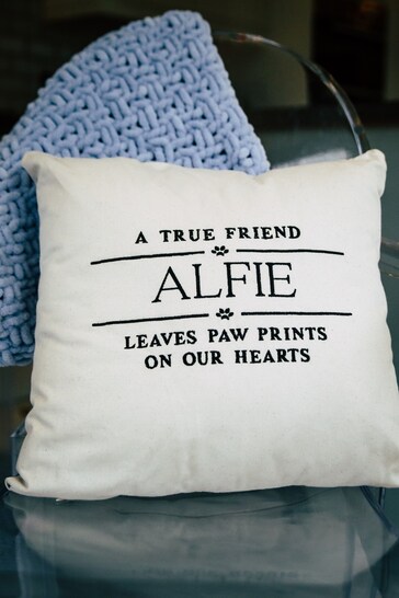 Personalised True Friend Cushion by Ruff