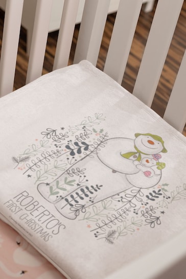 Personalised The Snowman and the Snowdog's First Christmas Blanket by Star Editions