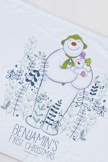 Personalised The Snowman and the Snowdog's First Christmas Blanket by Star Editions