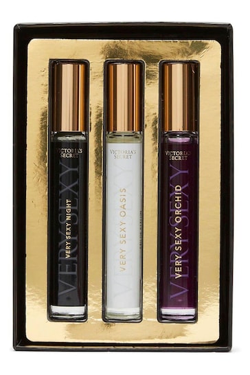 Victoria's Secret Very Sexy Assorted Rollerball 3 Piece Fragrance Gift Set