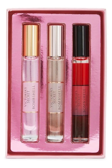 Victoria's Secret Bombshell Assorted Rollerball 3 Piece Fragrance Gift Set