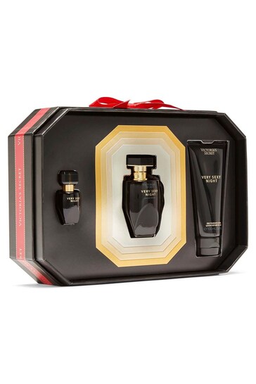 Victoria's Secret Very Sexy Night Eau de Parfum 3 Piece Fragrance Gift Set