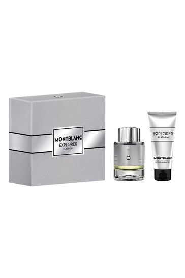 Montblanc Explorer Platinum Eau de Parfum 60ml and Shower Gel 100ml Gift Set