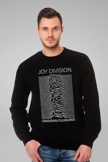 All + Every Black Joy Division Unknown Pleasures Album Art Men's Music Sweatshirt