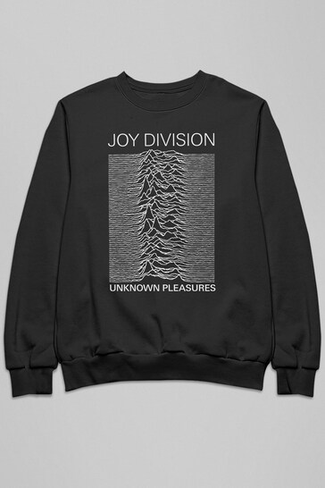 All + Every Black Joy Division Unknown Pleasures Album Art Men's Music Sweatshirt