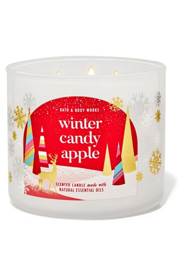 Buy Bath & Body Works Winter Candy Apple 3Wick Candle 14.5 oz 411 g from the Next UK online shop