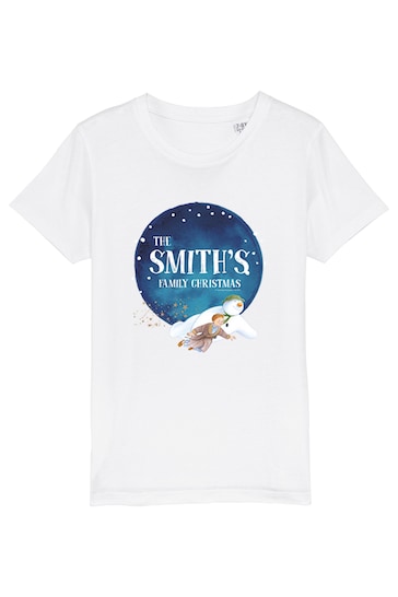 Personalised The Snowman Family Christmas T-Shirt - Adults by Star Editions