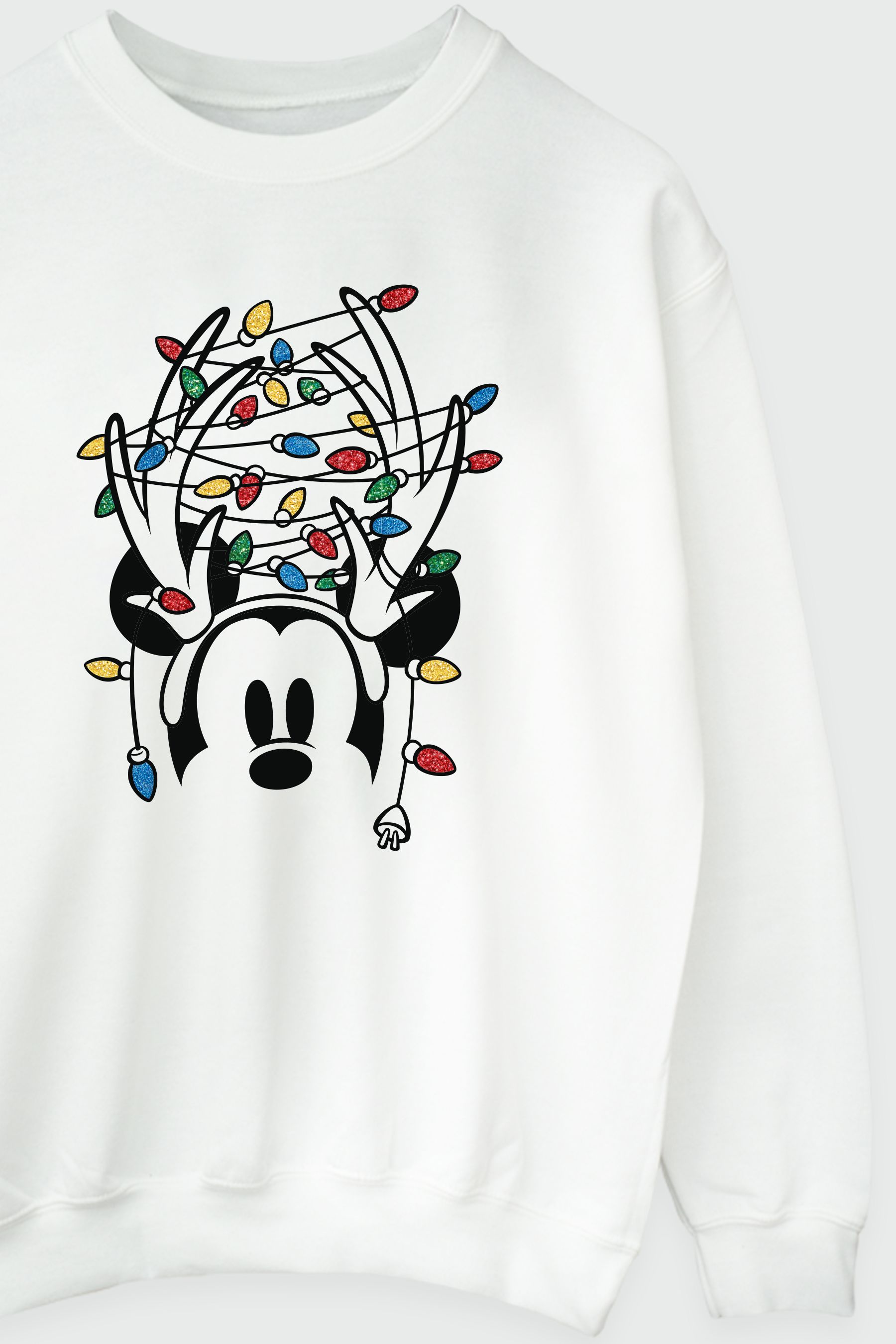 White mickey online mouse jumper