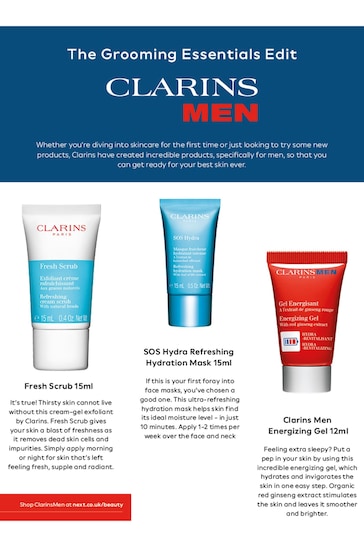 Clarins Men Grooming Essentials Edit