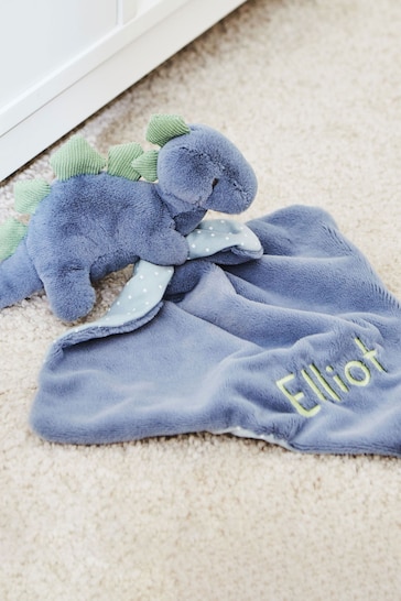 Personalised Blue Dinosaur Comforter by My 1st Years