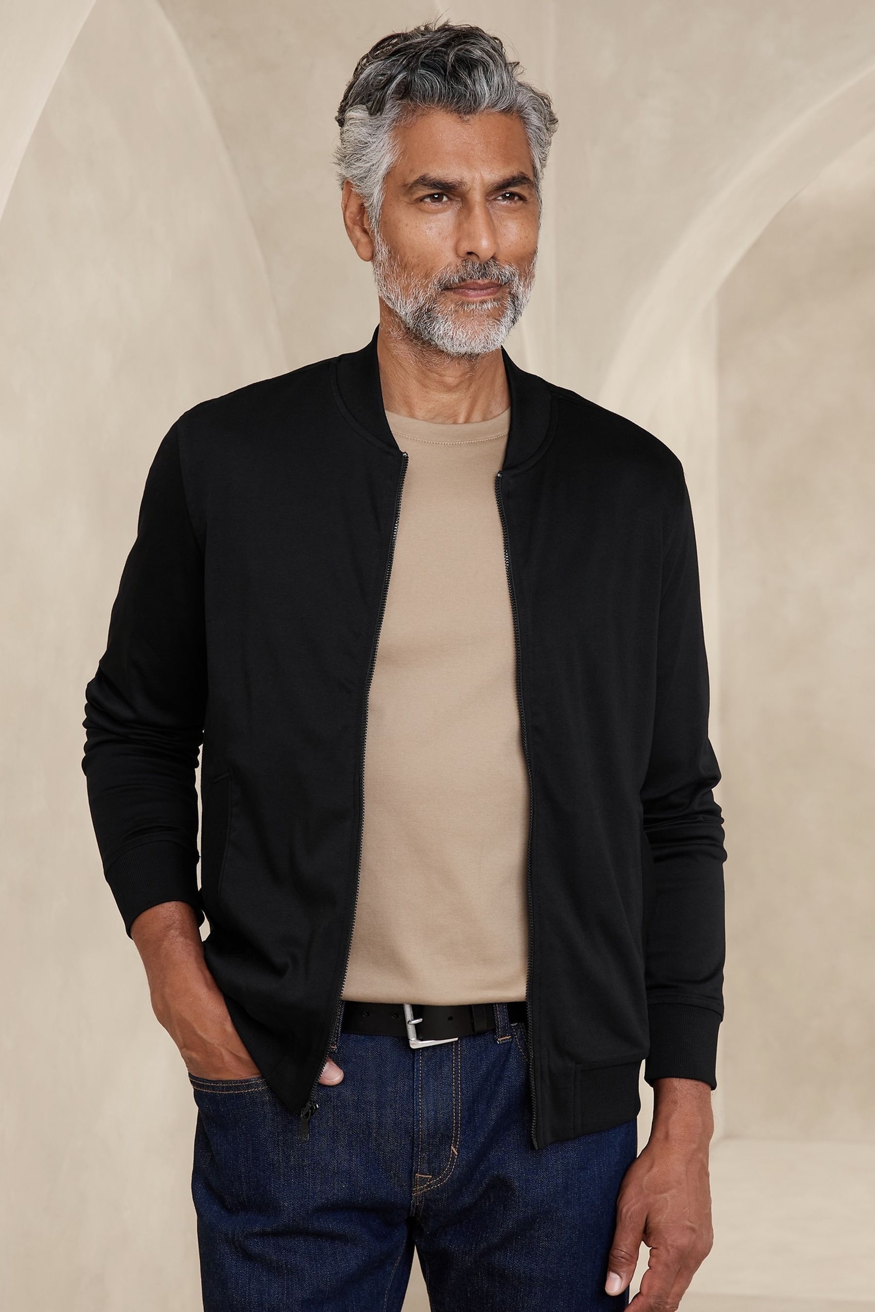 Banana Republic Black Luxe Touch Jacket
