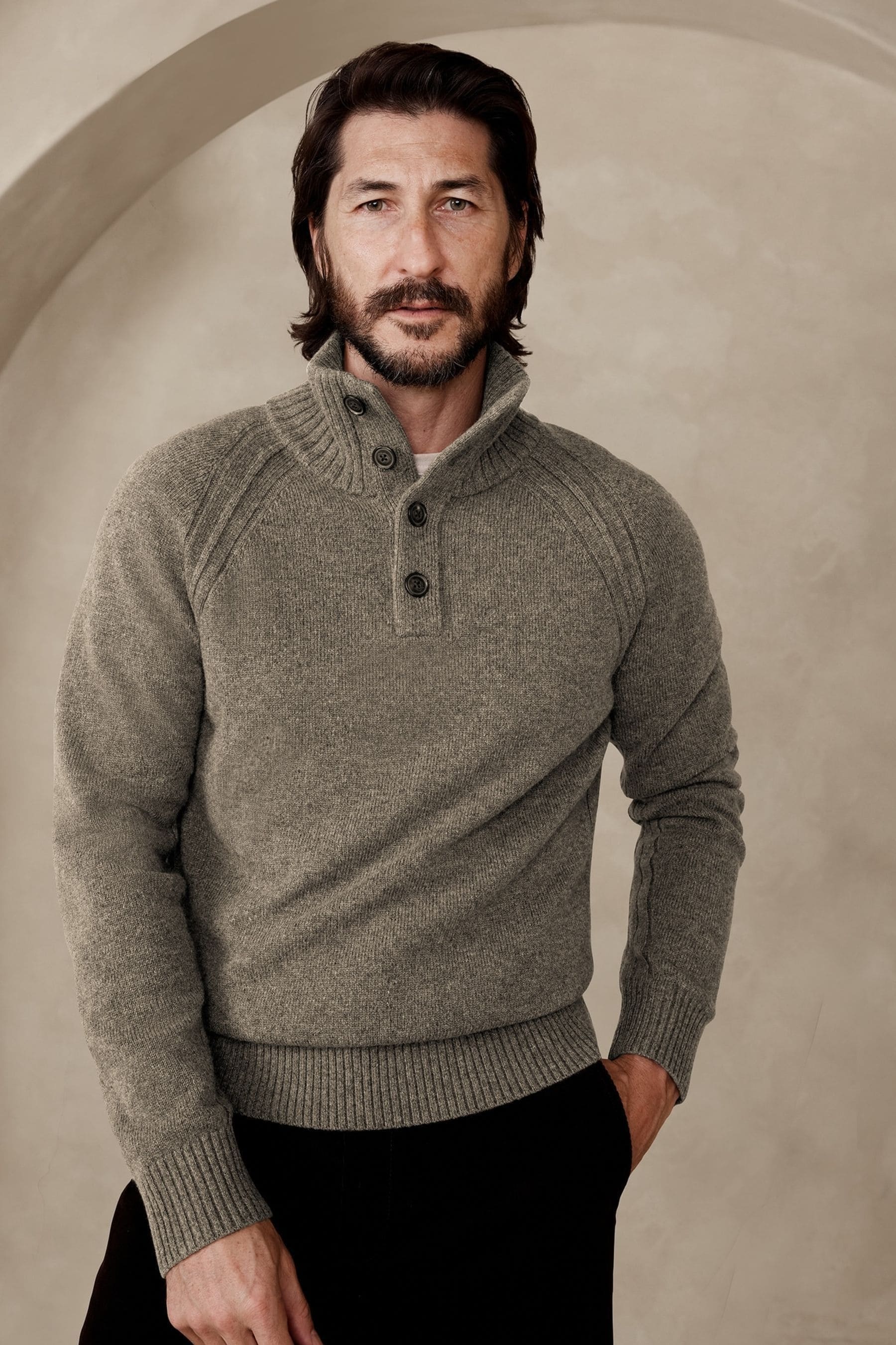 Banana republic sale gray sweater