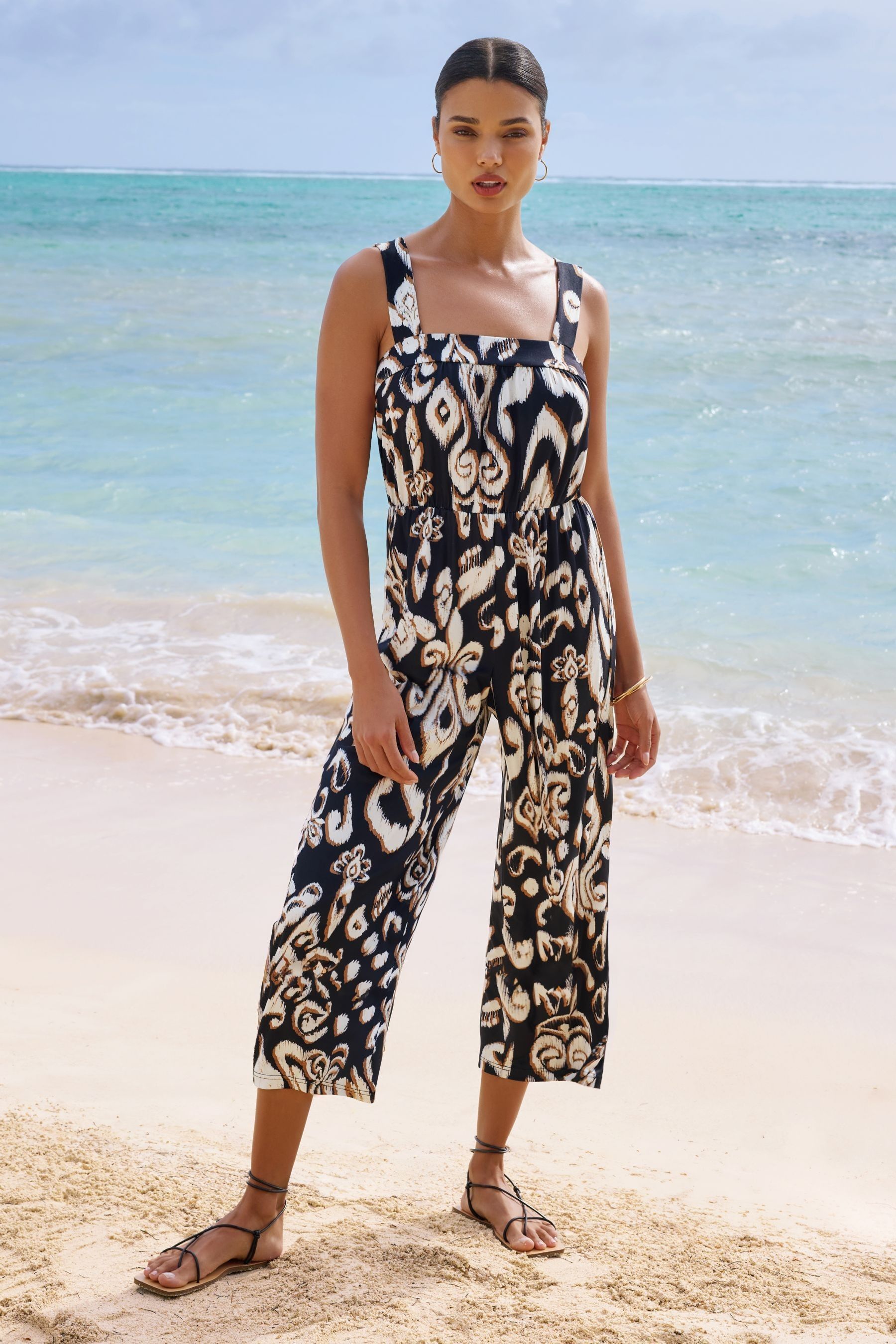 Lipsy floral culotte jumpsuit hot sale