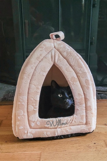Personalised Cat Pyramid Bed by Jonny's Sister