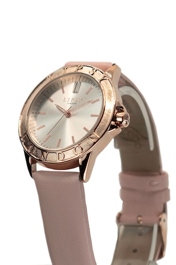 Lipsy Pink Branded Watch