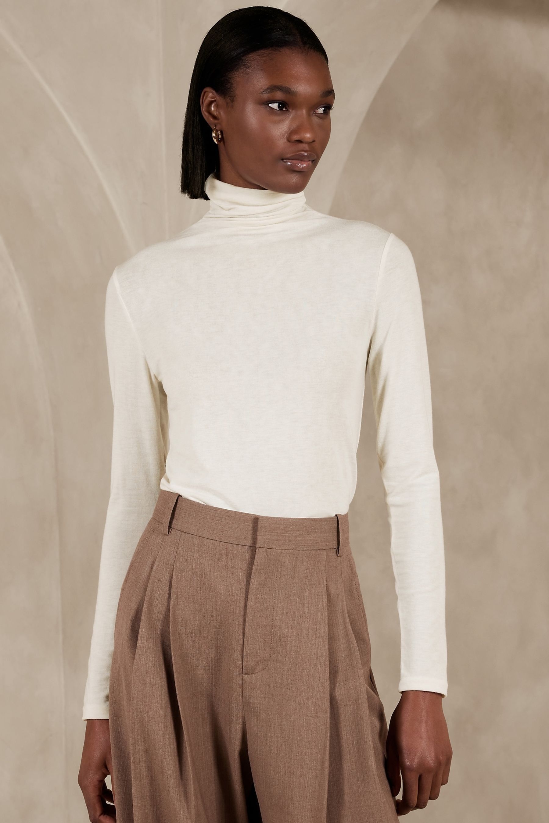 Banana republic white sales turtleneck