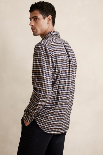 Banana Republic Brown Denny Flannel Shirt