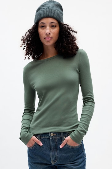Waist Decollete Turtleneck Sweater Long Sleeve
