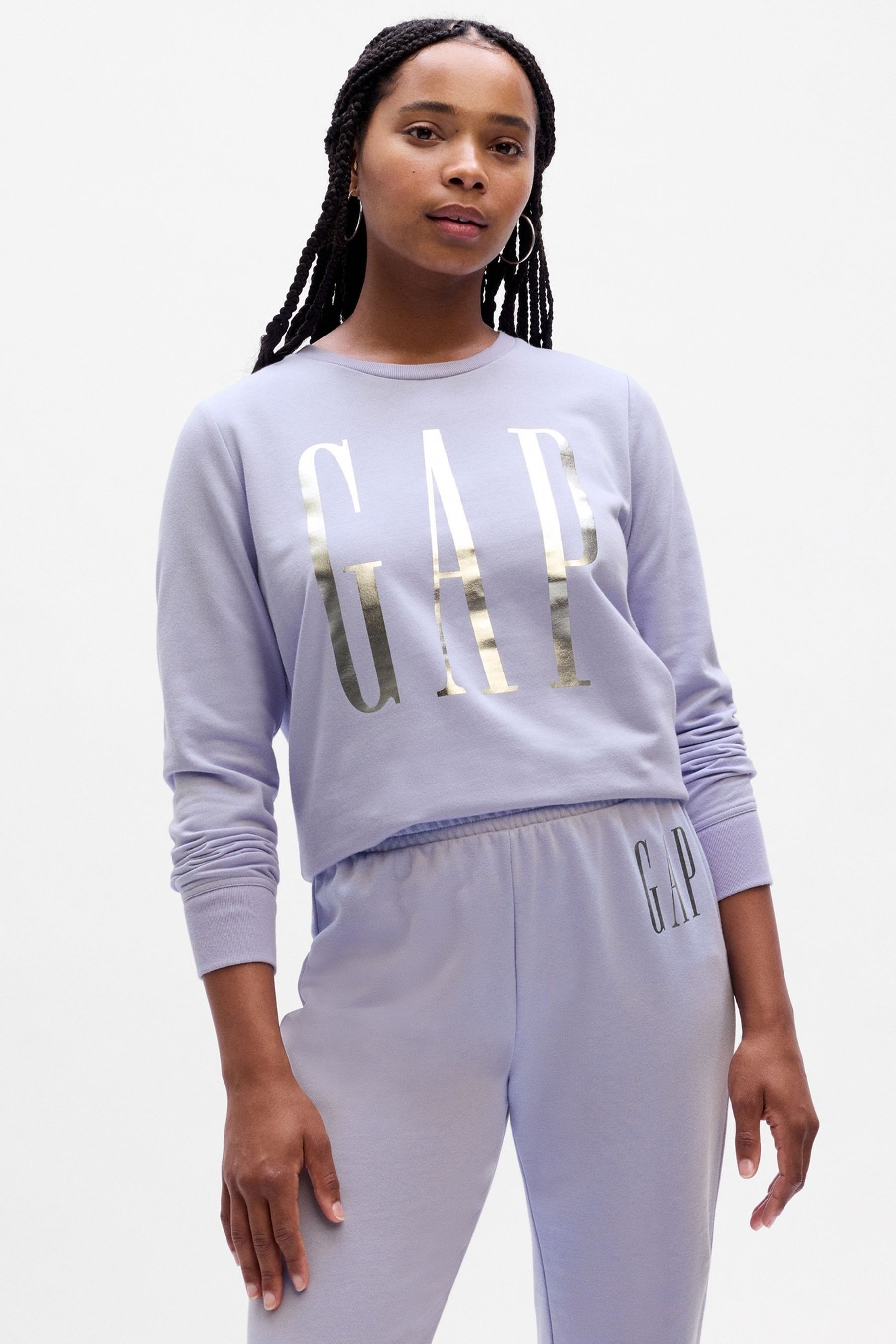 Purple clearance gap sweatshirt