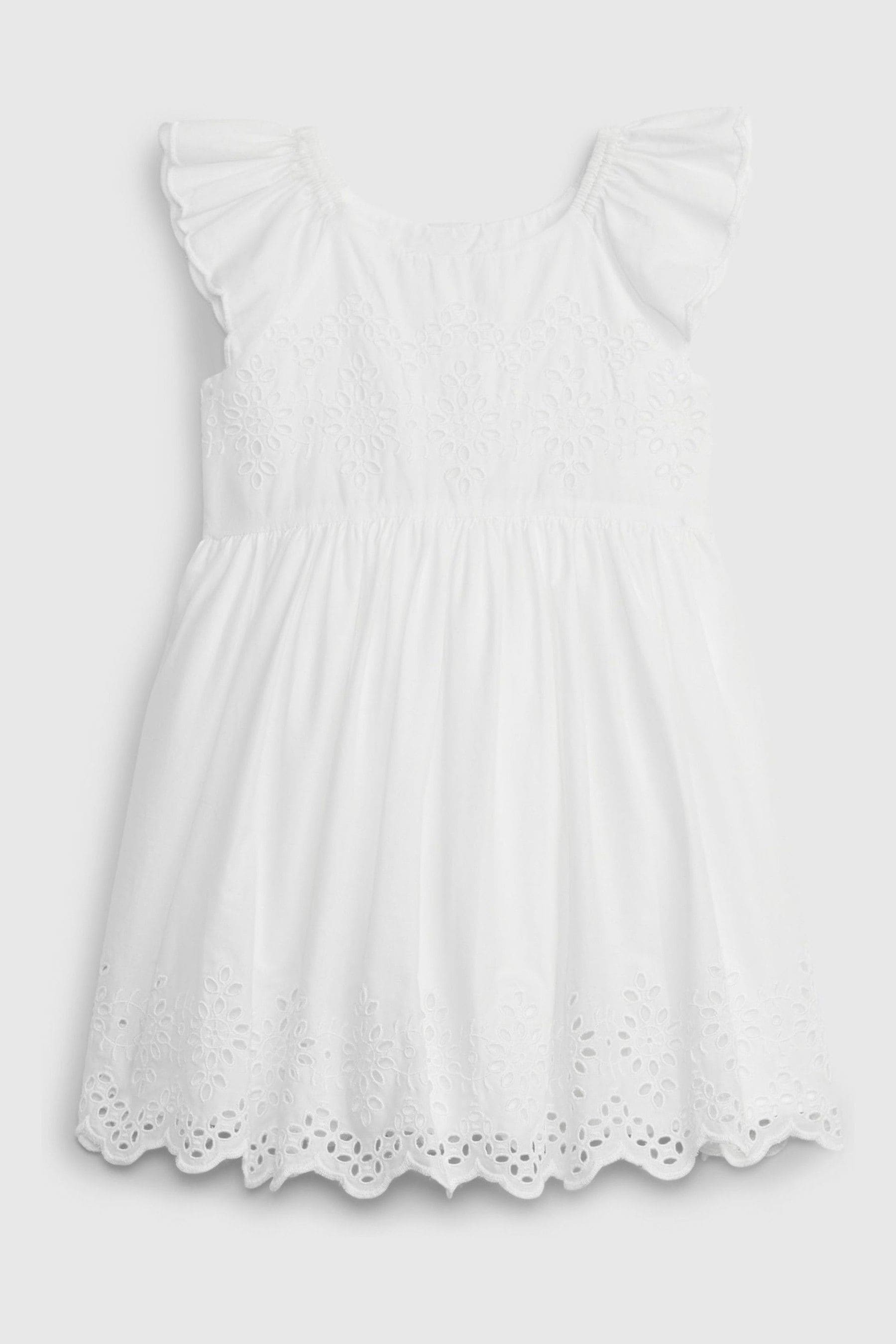 Gap eyelet deals flutter dress