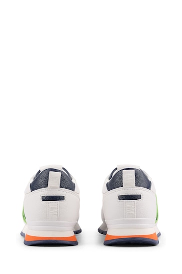 Gap White and Green New York Low Top Colourblock Trainers - Kids