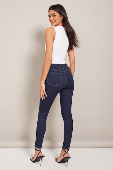 Friends Like These Rinse Blue Tall High Waisted Jeggings