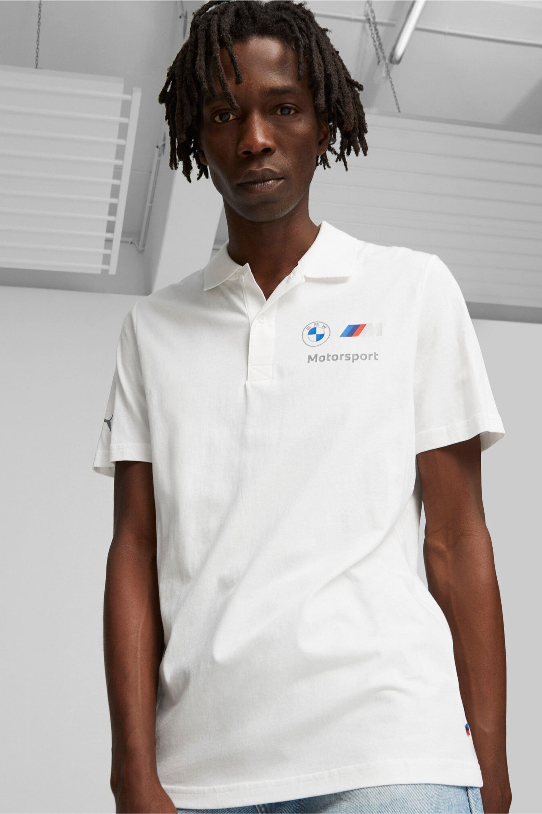 Buy Puma White BMW M Motorsport Mens Polo Shirt from the Next UK