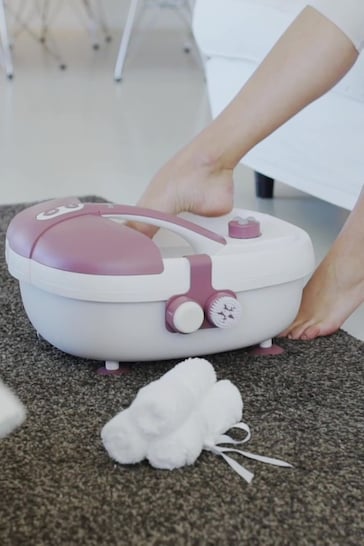 Beurer White Foot Spa with Infrared and magnetic Therapy