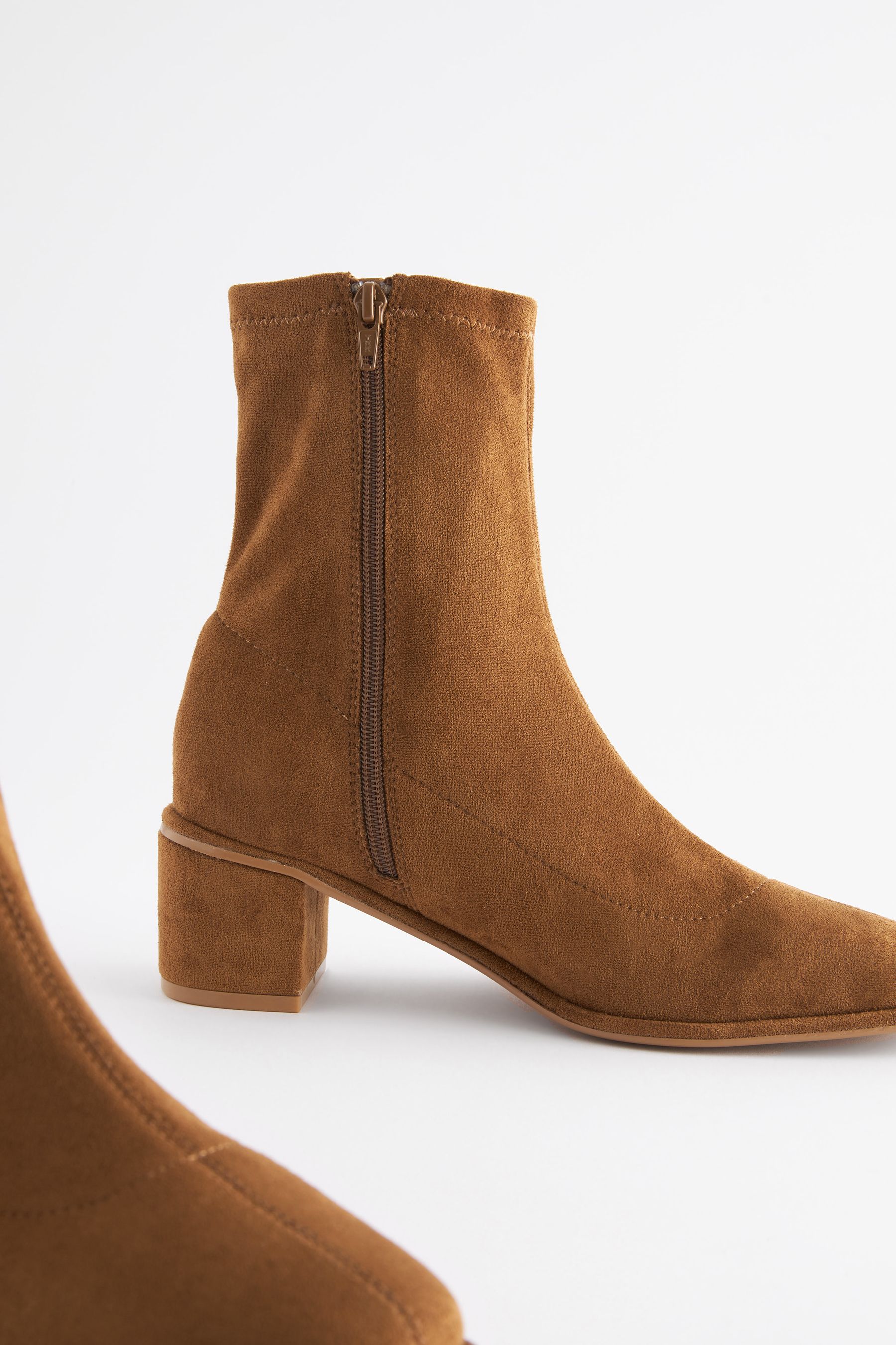 Tan sock ankle best sale boots
