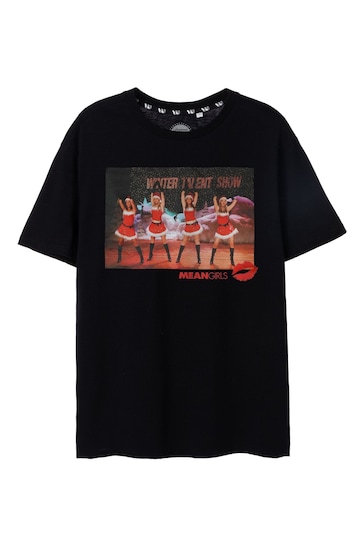 Vanilla Underground Black Mean Girls Ladies Xmas T-Shirt