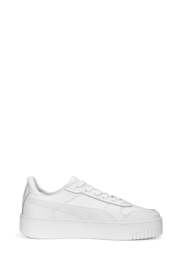 Puma White Womens Carina Street Trainers