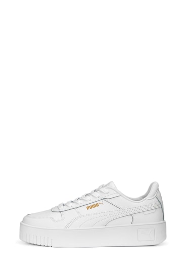 Puma White Womens Carina Street Trainers