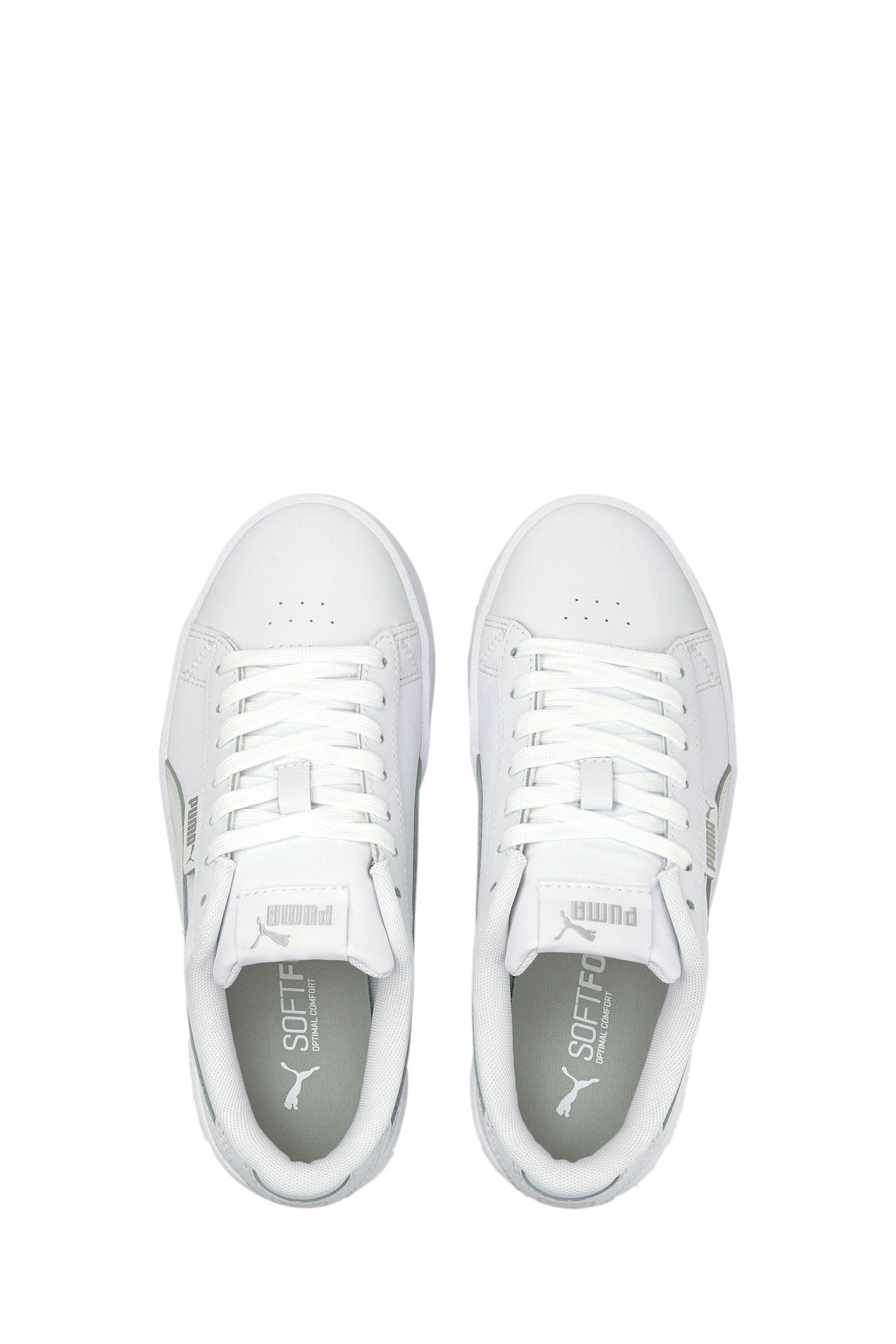 Jada mesh deals and leather trainer