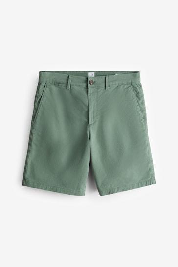 GAP Green Essential Chinos Shorts