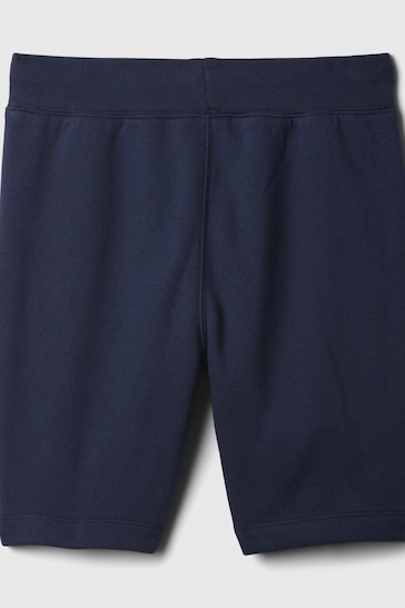 Gap Navy Pull On Logo Jogger Shorts (4-13yrs)