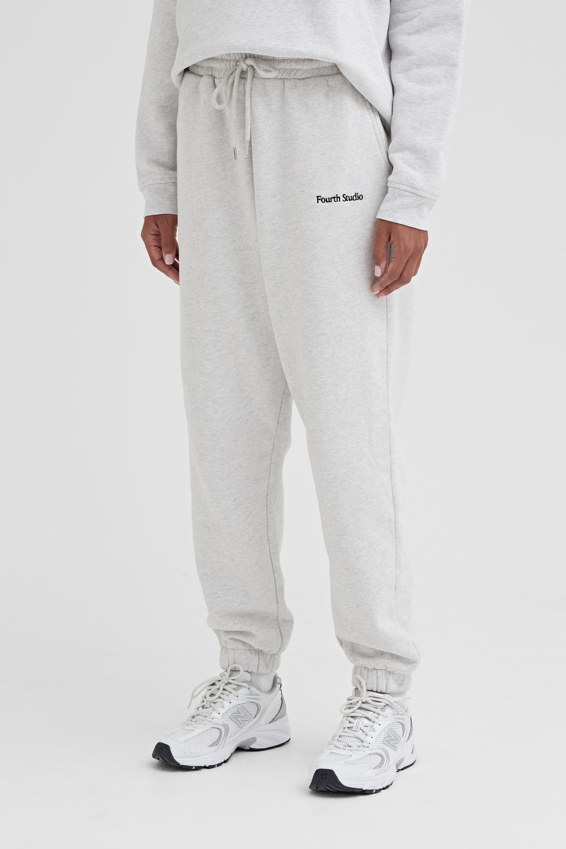 Buy 4th Reckless Grey Ferne Fourth Studio Branded Cuffed 100 Cotton Joggers from the Next UK online shop