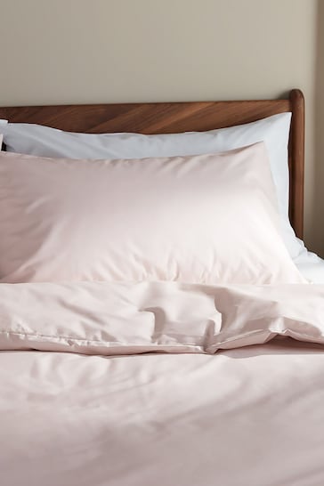 Bedfolk Set of 2 Pink Luxe Cotton King Pillowcases