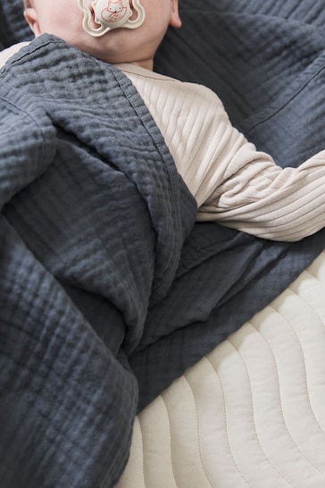 Bedfolk Blue Cuddle Blanket