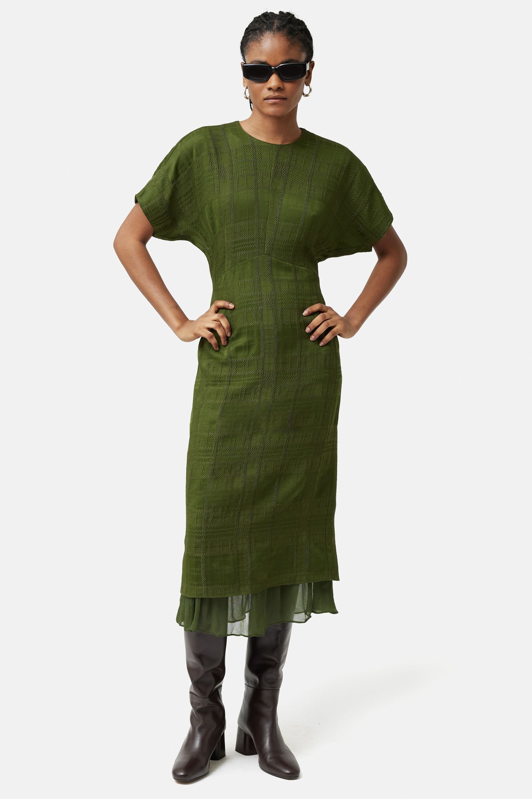 Jigsaw green dress outlet